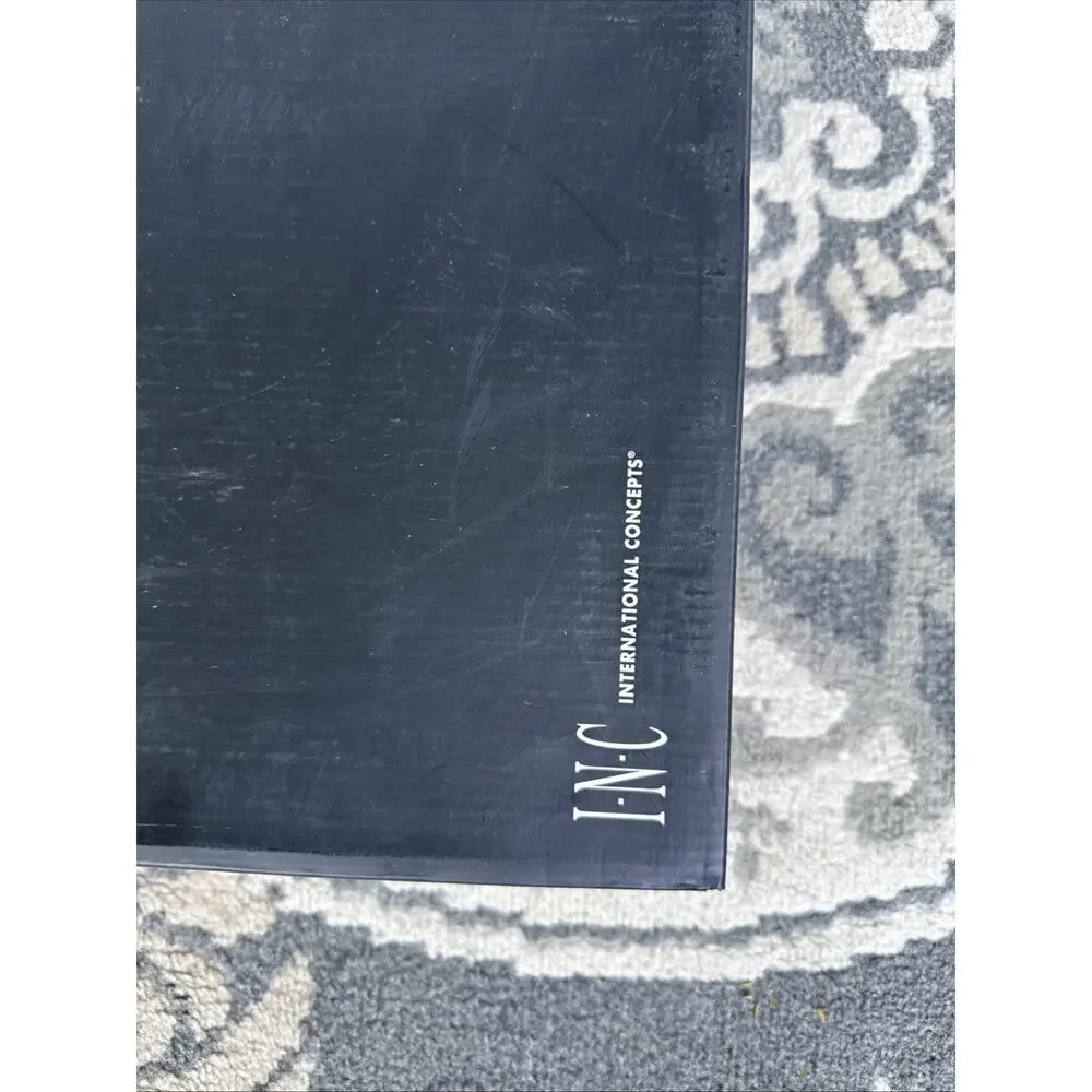 INC International Concepts Women's Tabithaa Leather Over The Knee Black 10 M NIB - Picture 6 of 9